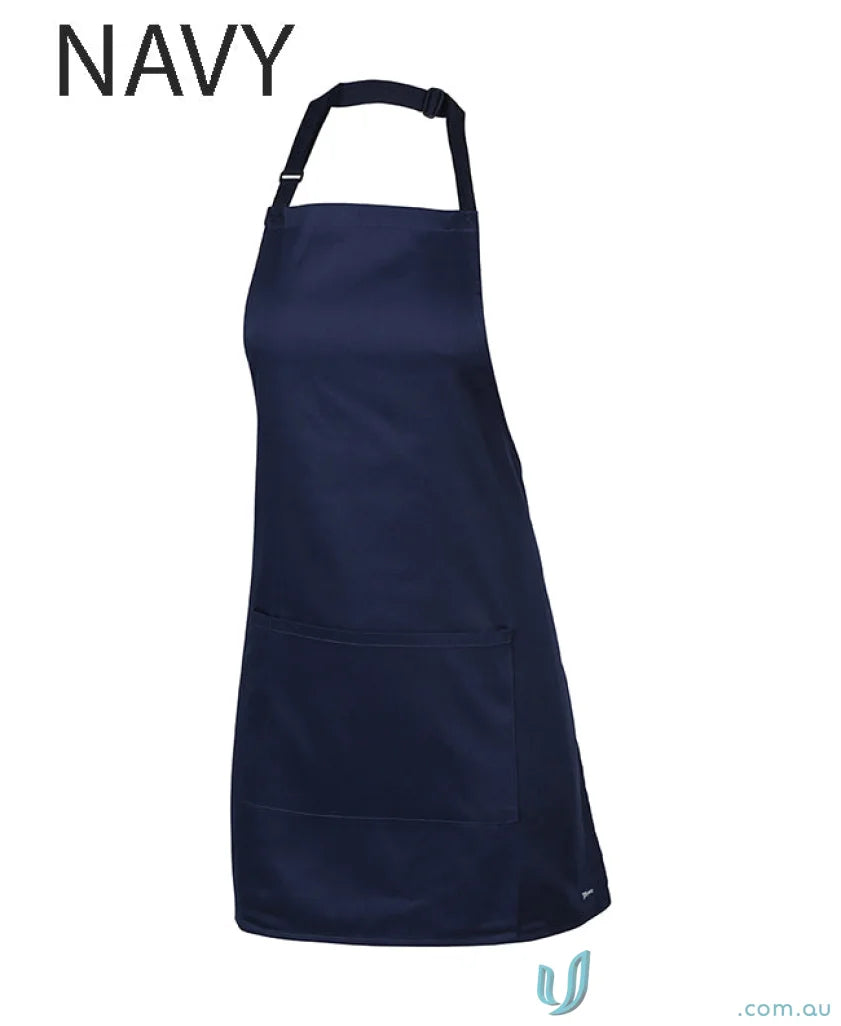 Navy blue apron from JBs Bib Apron workwear for uniforms and work uniforms