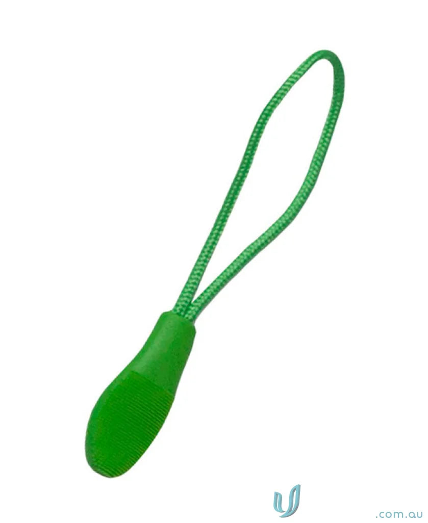 Green paracord zipper pull with plastic grip for JB’s Changeable Zip Puller 3Czp