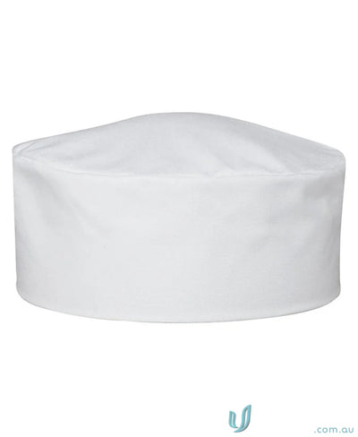 White chefs hat from JBs Chefs Cap, perfect workwear for kitchen uniforms