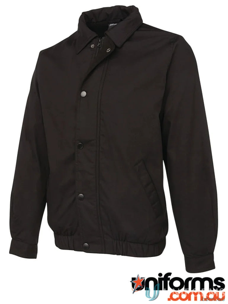 Black JBs Contrast Jacket with polar fleece lining and extra-wide wind flaps