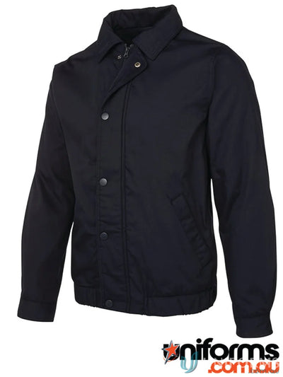 Dark button-up jacket with polar fleece lining and extra-wide wind flaps from JBs Contrast Jacket