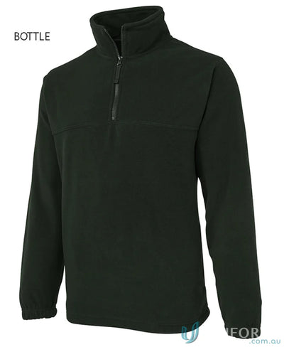 Dark green fleece pullover JBs Half Zip Polar Jumper for staying warm and stylish