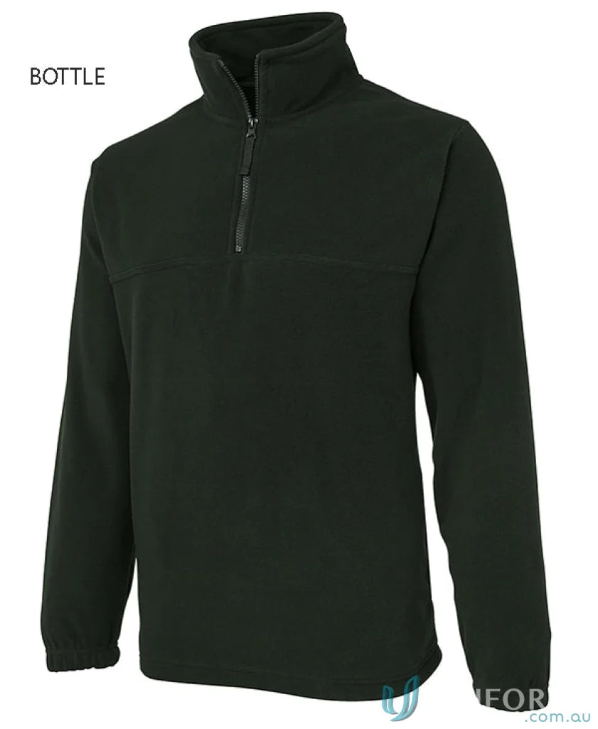 Dark green fleece pullover JBs Half Zip Polar Jumper for staying warm and stylish