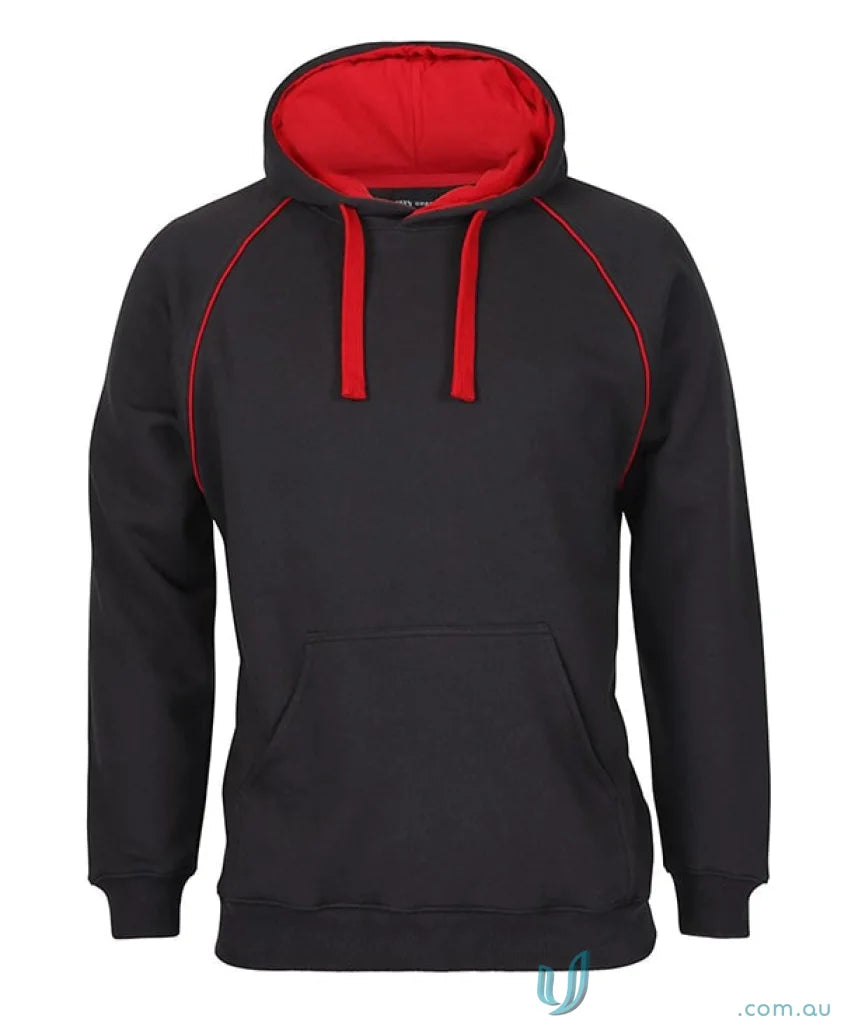 Black hoodie with red trim from JB’s Kids Contrast Fleecy Hoodie for kids