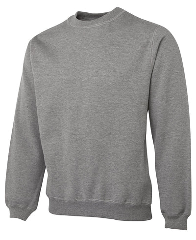 JBs Kids fleecy sweat urban fit gray heathered crewneck with ribbed cuffs