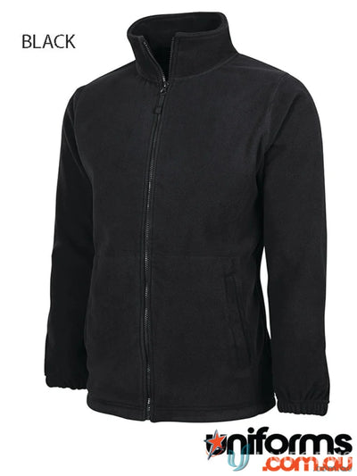 Black fleece jacket for kids, JBs Kids Zip polar 3FJ-Youth Jacket with low-pill polar fleece