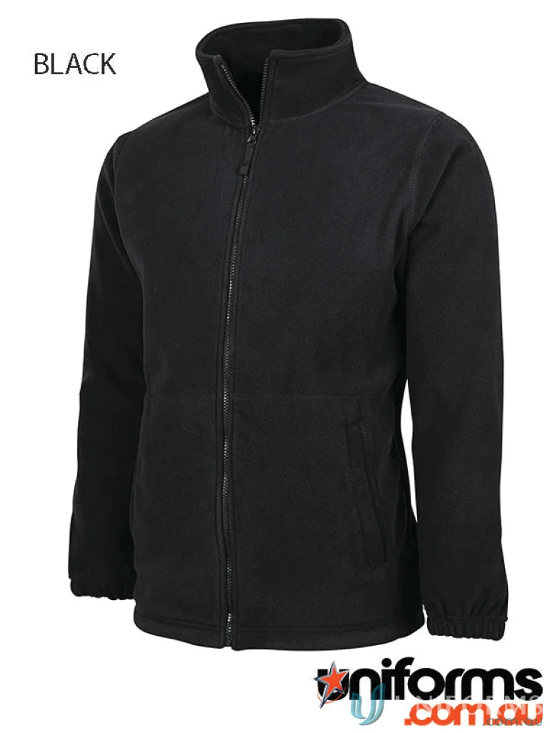 Black fleece jacket for kids, JBs Kids Zip polar 3FJ-Youth Jacket with low-pill polar fleece