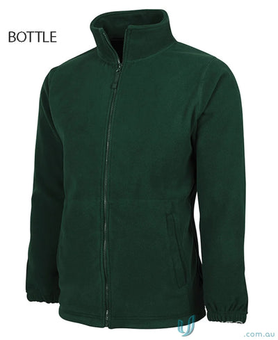 Green fleece jacket from JBs Kids Full Zip Polar with low-pill polar fleece for kids