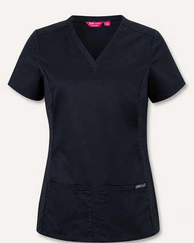 JB'S Ladies Premium Stretch Panel Scrub Top