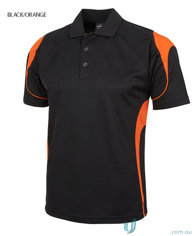 JBs Podium Black and Orange Polo Shirt for stay cool urban fit style