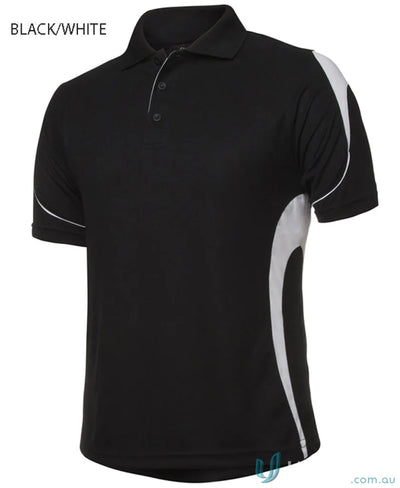 Black and white JBs Podium Bell Polo for stay cool urban fit style