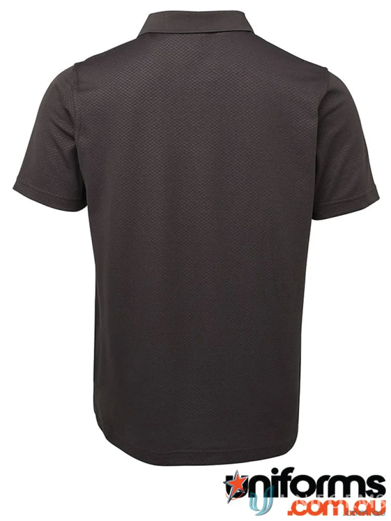 Dark gray JBs Podium Cotton yardage polo 7cyp with straight hem for a sharp look