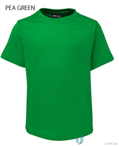 Pea green kids T-shirt from 1KT JBs Wear Kids Tee with classic fit