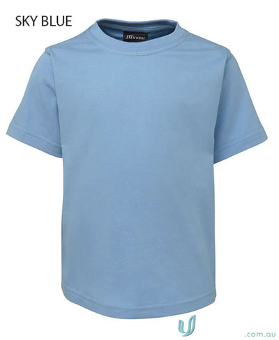 Sky blue short-sleeved kids tee from JBs Wear Kids Tee with classic fit