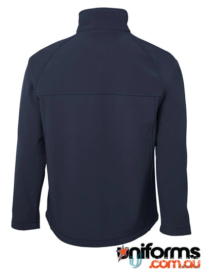 Navy blue JBs Youth Layer Softshell Jacket with waterproof rating 000mm, perfect for kids