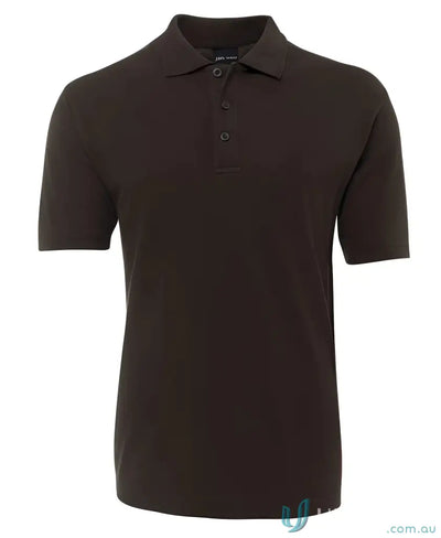 Brown short-sleeved polo shirt from Polo Code 2KP Classic Fit for JBs Kids