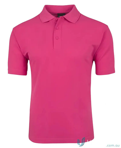 Pink short-sleeved polo shirt from Men in Classic Fit Polo Code 2KP by JBs Kids