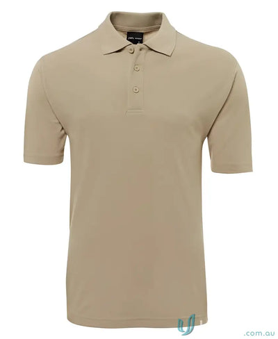 Khaki polo shirt from Men in Classic Fit Polo Code 2KP Shirts by JBs Kids