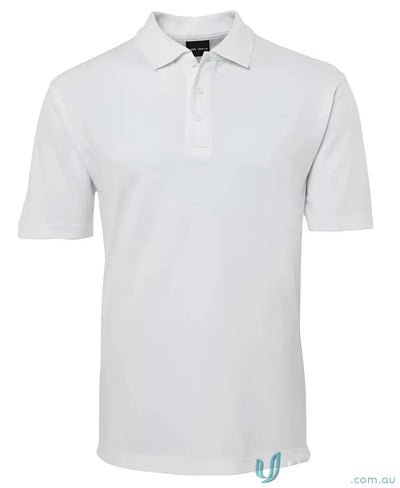 White short-sleeved polo shirt from Men in Classic Fit Polo Code 2KP collection