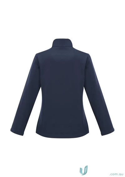 KENNARDS Ladies Softshell Jacket in navy blue offers added warmth for workwear or uniforms