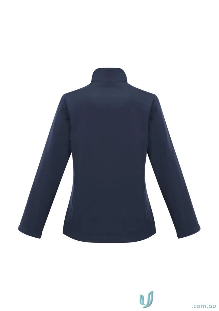 KENNARDS Ladies Softshell Jacket in navy blue offers added warmth for workwear or uniforms