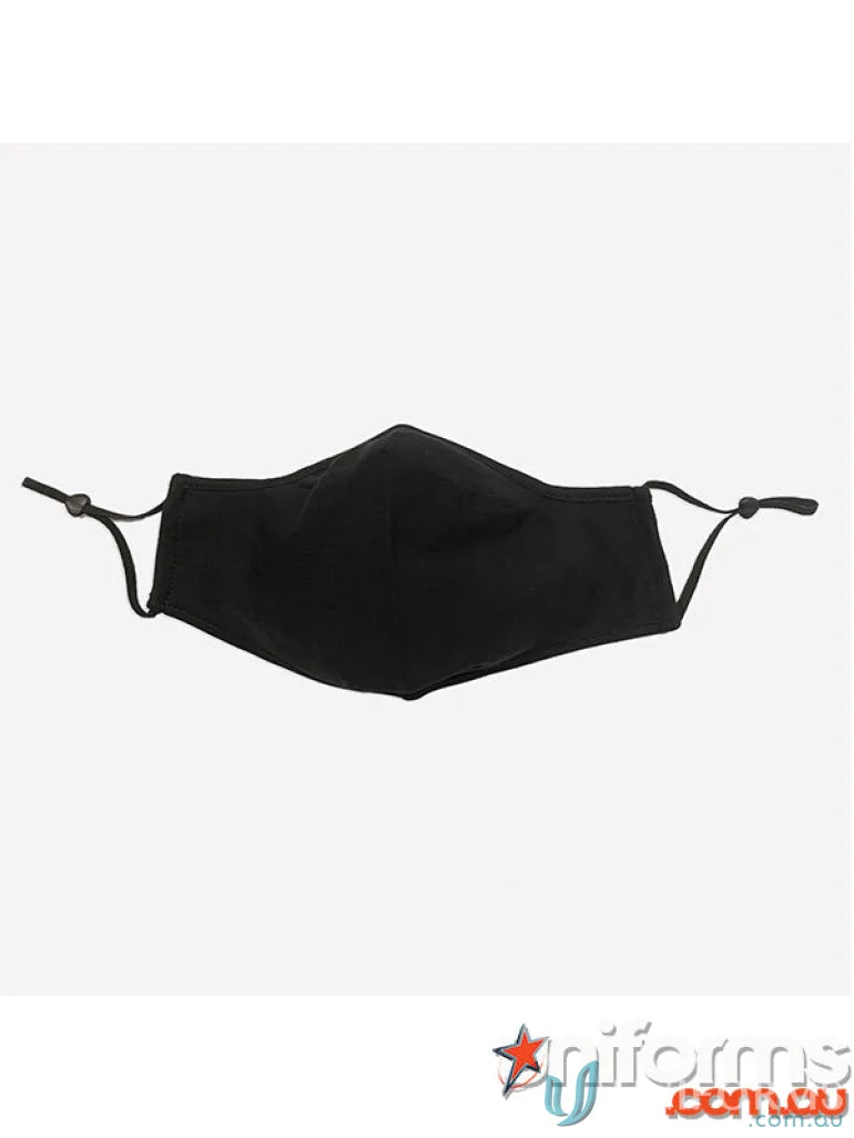 Face Masks MASKS.COTTON.081pk Kids 3 Layer Face Masks in Black