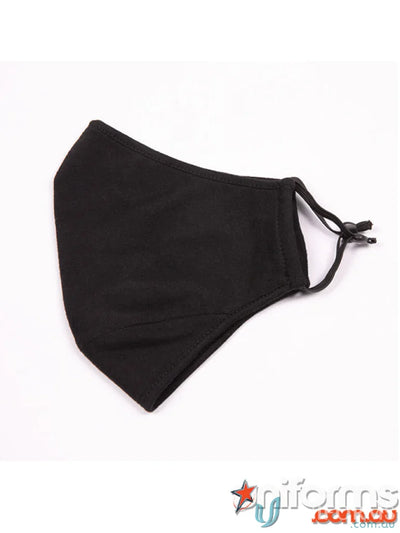 Face Masks MASKS.COTTON.081pk Kids 3 Layer Face Masks in Black