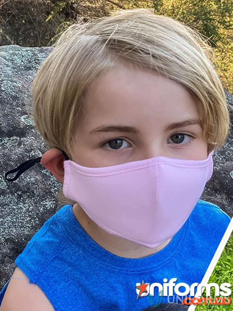 Face Masks MASKS.COTTON.081pk Kids 3 Layer Face Masks in Black