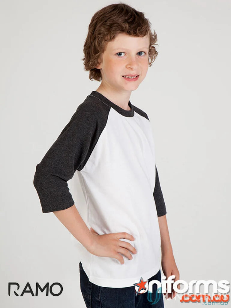 Ramo T143RG Kids 3Qtr Raglan Tee