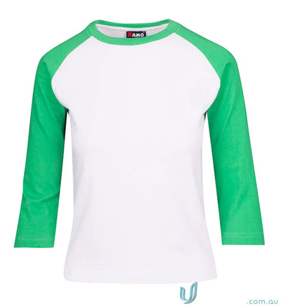 Ramo T143RG Kids 3Qtr Raglan Tee