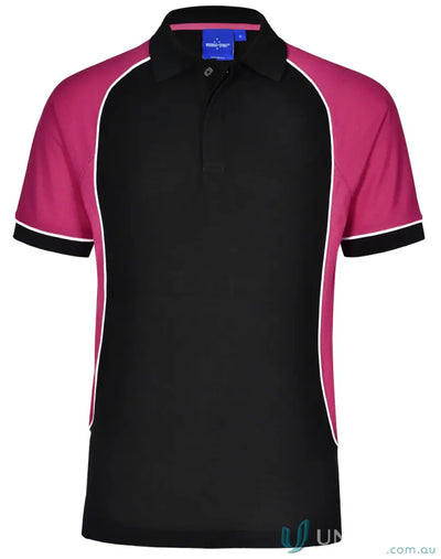 Kids Arena Polo Black and Pink Polo Shirt for Kids Group Events PS77K Arena