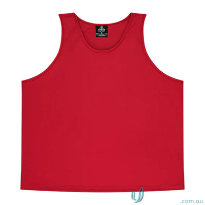 Aussie Pacific 3107 Kids Botany Singlet in Red