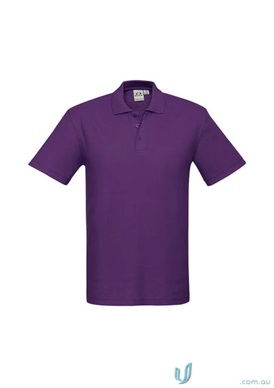Kids Crew Polo purple short-sleeved shirt perfect for school uniform game or Biz Collection Kids