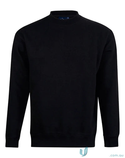 Winning Spirit FL01K American Style Fleece Sweater in Black