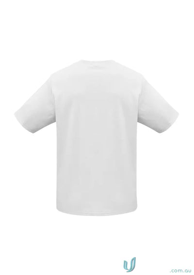 Kids Newport Tee in plain white made from comfy combed cotton in standard colours