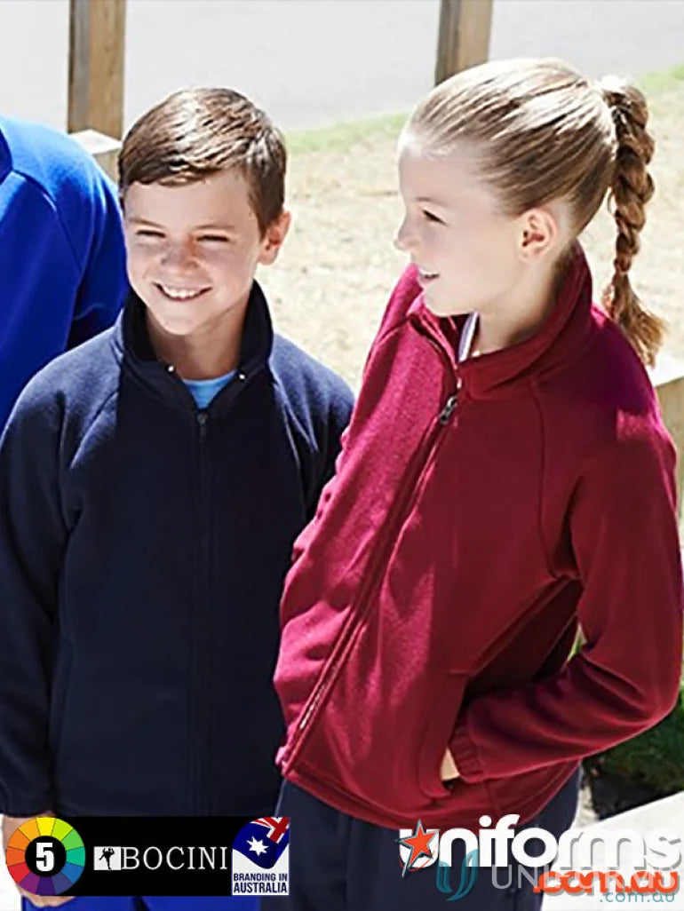 Bocini CJ1428 Kids Polar Fleece Zip Jacket