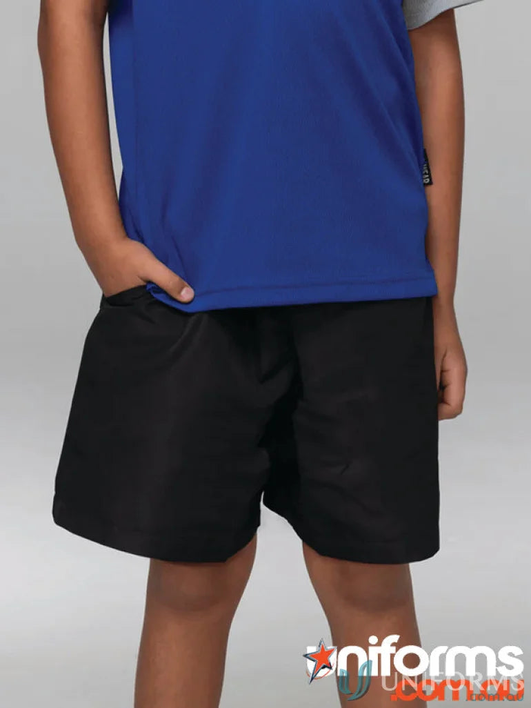 Aussie Pacific 3602-TI Kids Pongee Shorts front product image