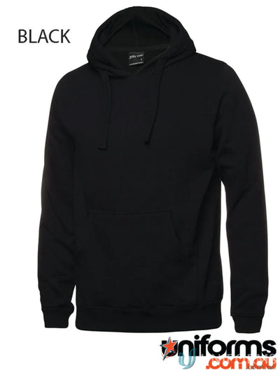 Black hooded sweatshirt from JB’s Kids Pop Hoodie collection, comfy fabric blend hoodie
