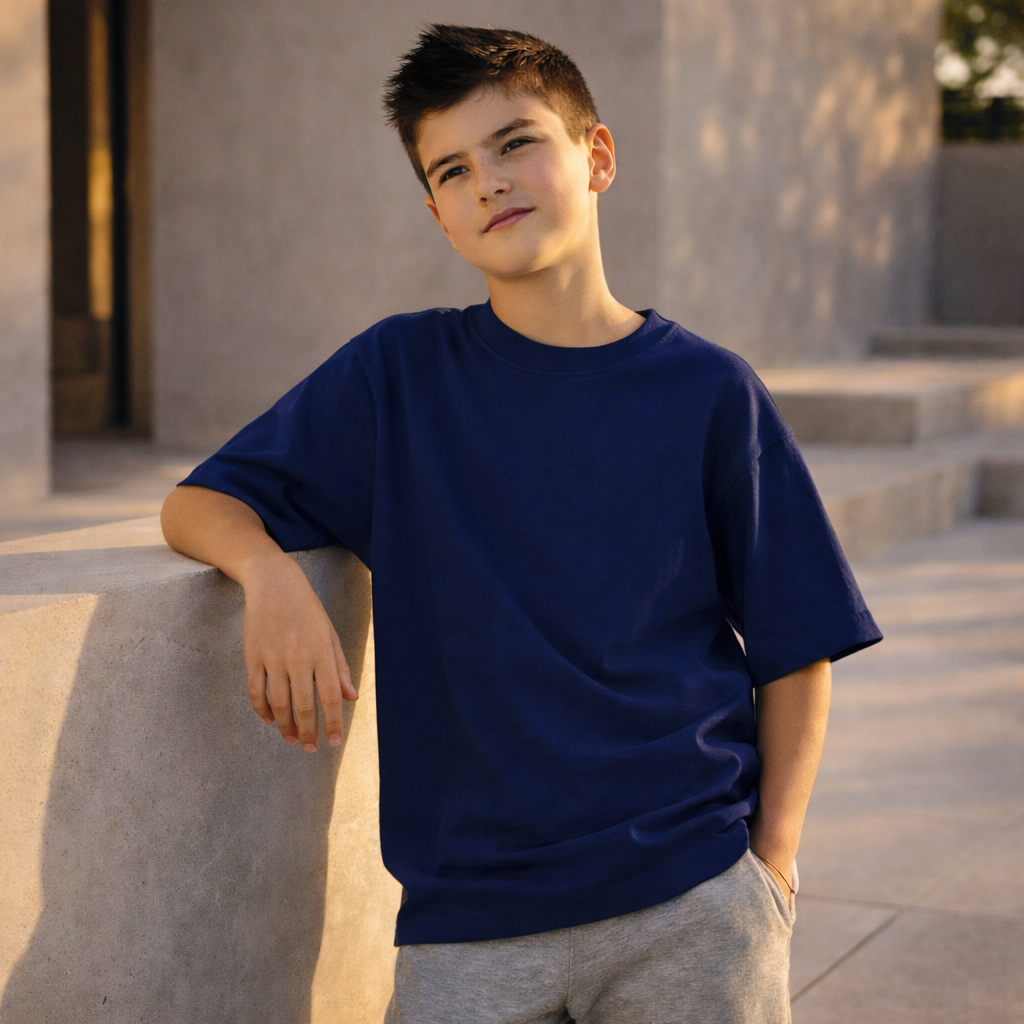 Ramo T302HT Kids Regular T-Shirt in Navy