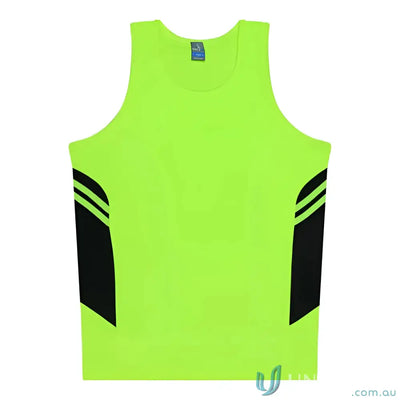 Aussie Pacific 3111 Kids Thames Dark Singlet in Black