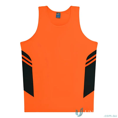 Aussie Pacific 3111 Kids Thames Dark Singlet in Black