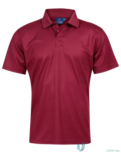 Kids Verve Polo in maroon, stylish kids sets, perfect for PS81K kids uniforms