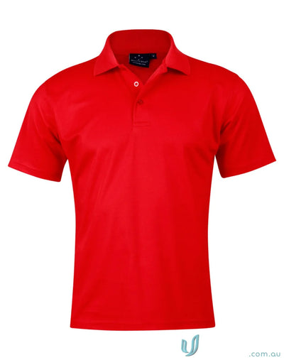Kids Verve Polo red short-sleeved shirt from PS81K kids uniforms, perfect stylish kids sets