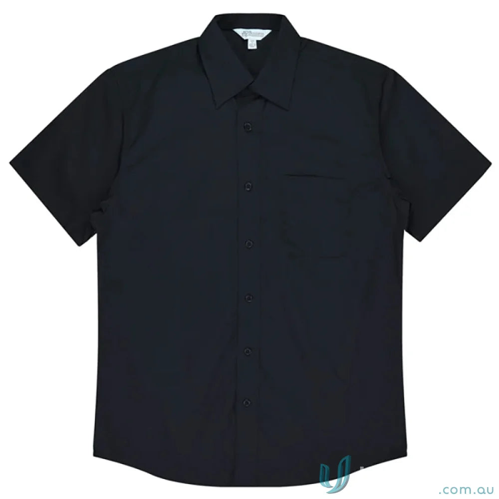 Aussie Pacific 1910S Kingswood SS Shirt in black