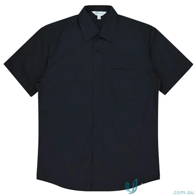 Aussie Pacific 1910S Kingswood SS Shirt in black