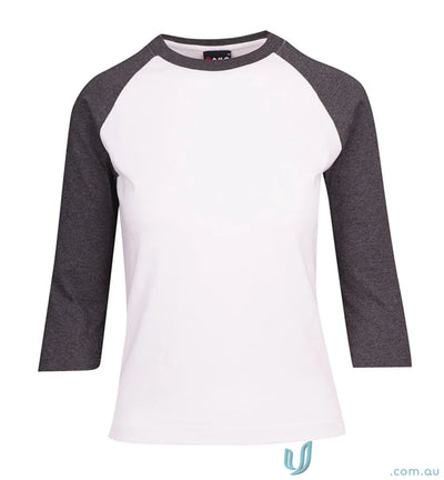 LADIES T-Shirts - Stylish and Comfortable Options for Work and Casual Wear T231RL Ladies 3Qtr Raglan Tee