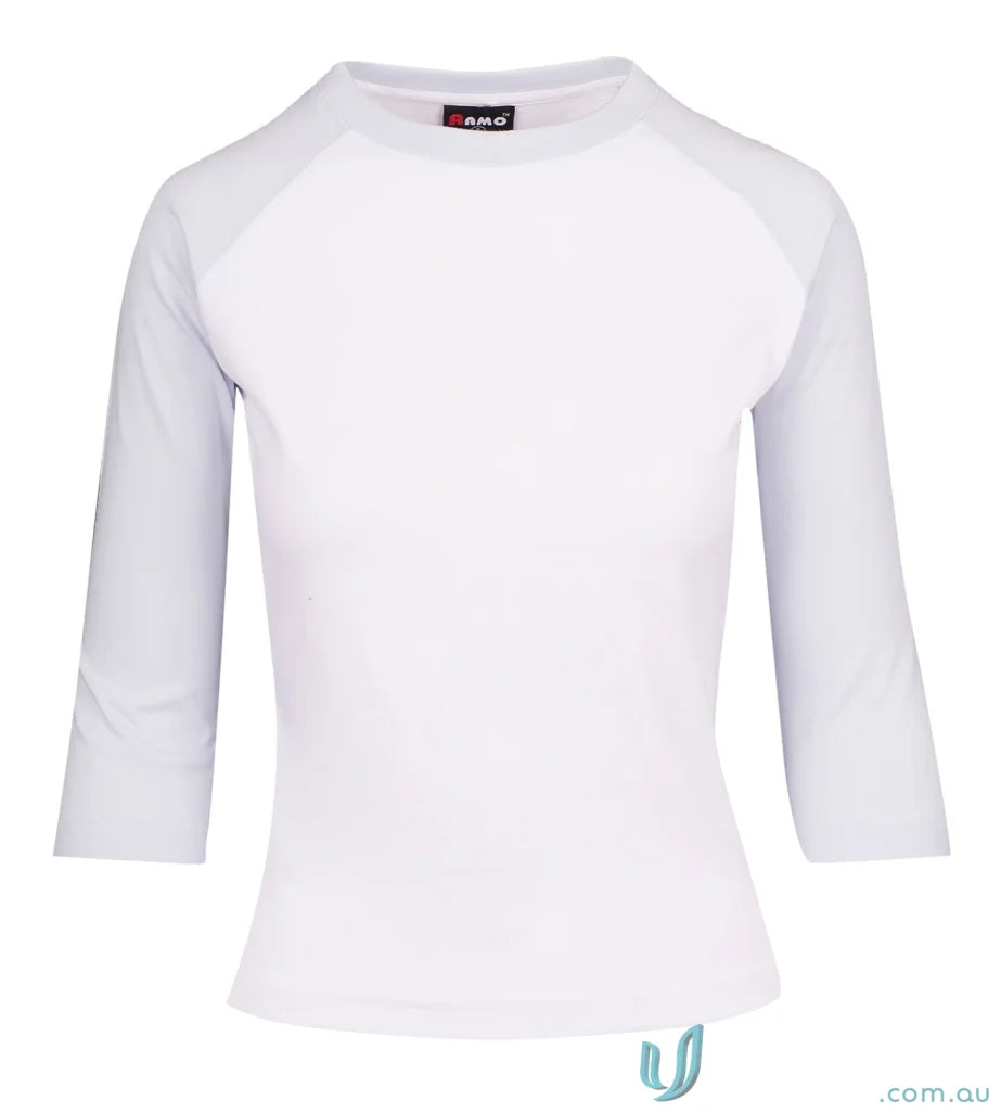 LADIES T-Shirts - Stylish and Comfortable Options for Work and Casual Wear T231RL Ladies 3Qtr Raglan Tee