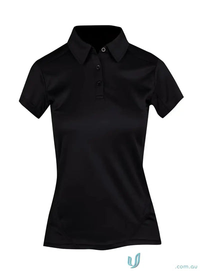 Ramo P446LD Ladies Accelerator Polo -Dark Colours in Black front product image
