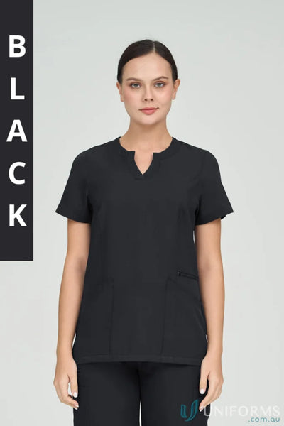 Ladies Anna Scrub Top with princess seams and subtle shaping for a flattering look