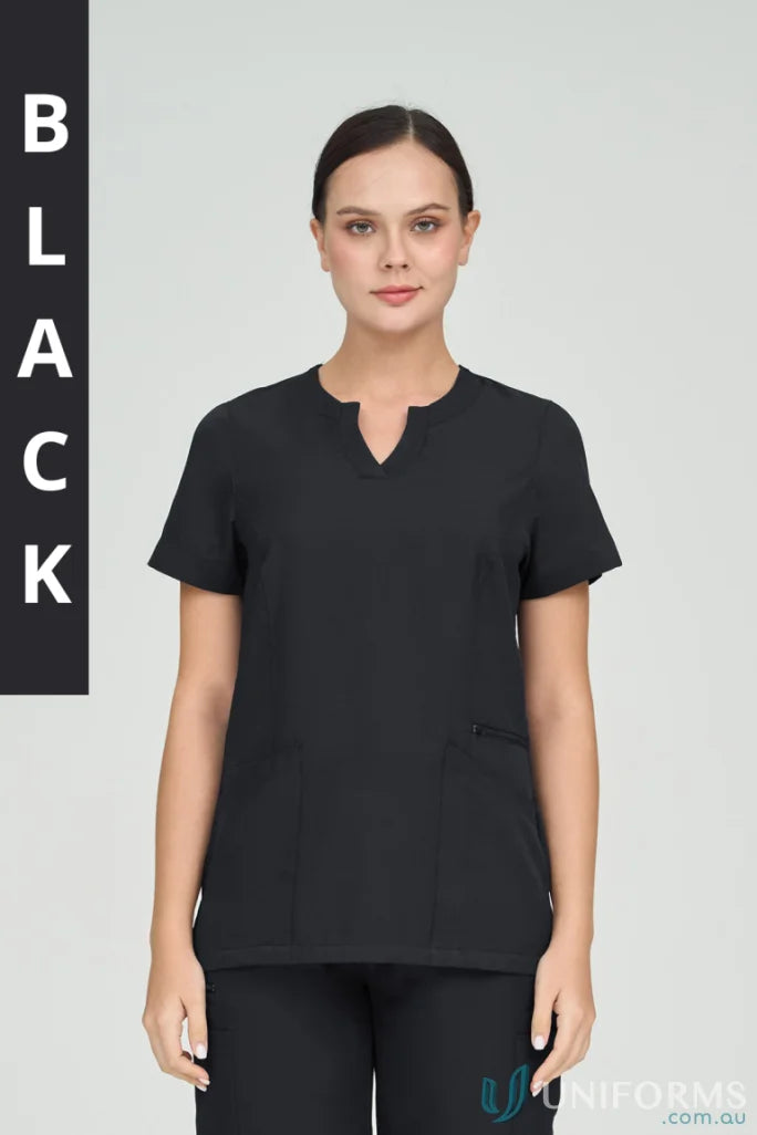 Ladies Anna Scrub Top with princess seams and subtle shaping for a flattering look